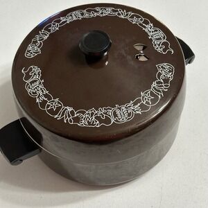 Wear Ever Registered Vintage 5 Quart Stock Pot & Lid Mid Century Modern‎ MCM